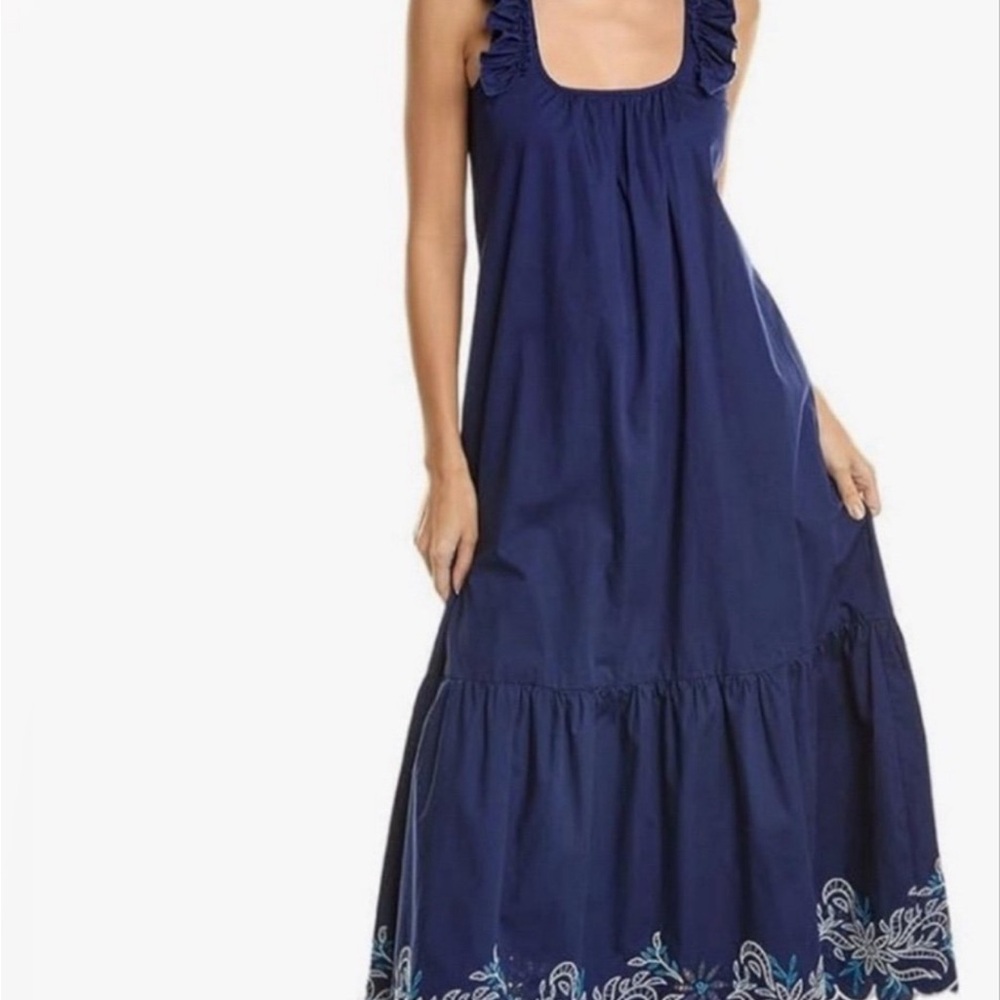 Johnny Was Midi Cotton Dress - Picture 6 of 7